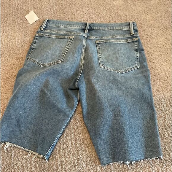 Frame L’Homme Cut Off Denim Blue Jean Shorts in Shoredale Men’s Size 32 - Picture 5 of 8